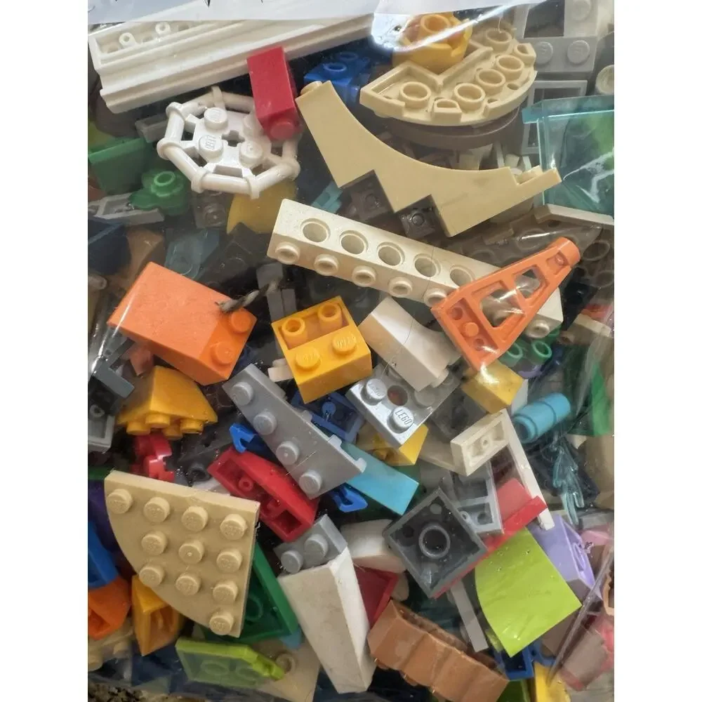2 TWO POUNDS2 lbs Mixed LEGO Lot Authentic Bricks Parts & Pieces Cleaned Sorted - Picture 7 of 9